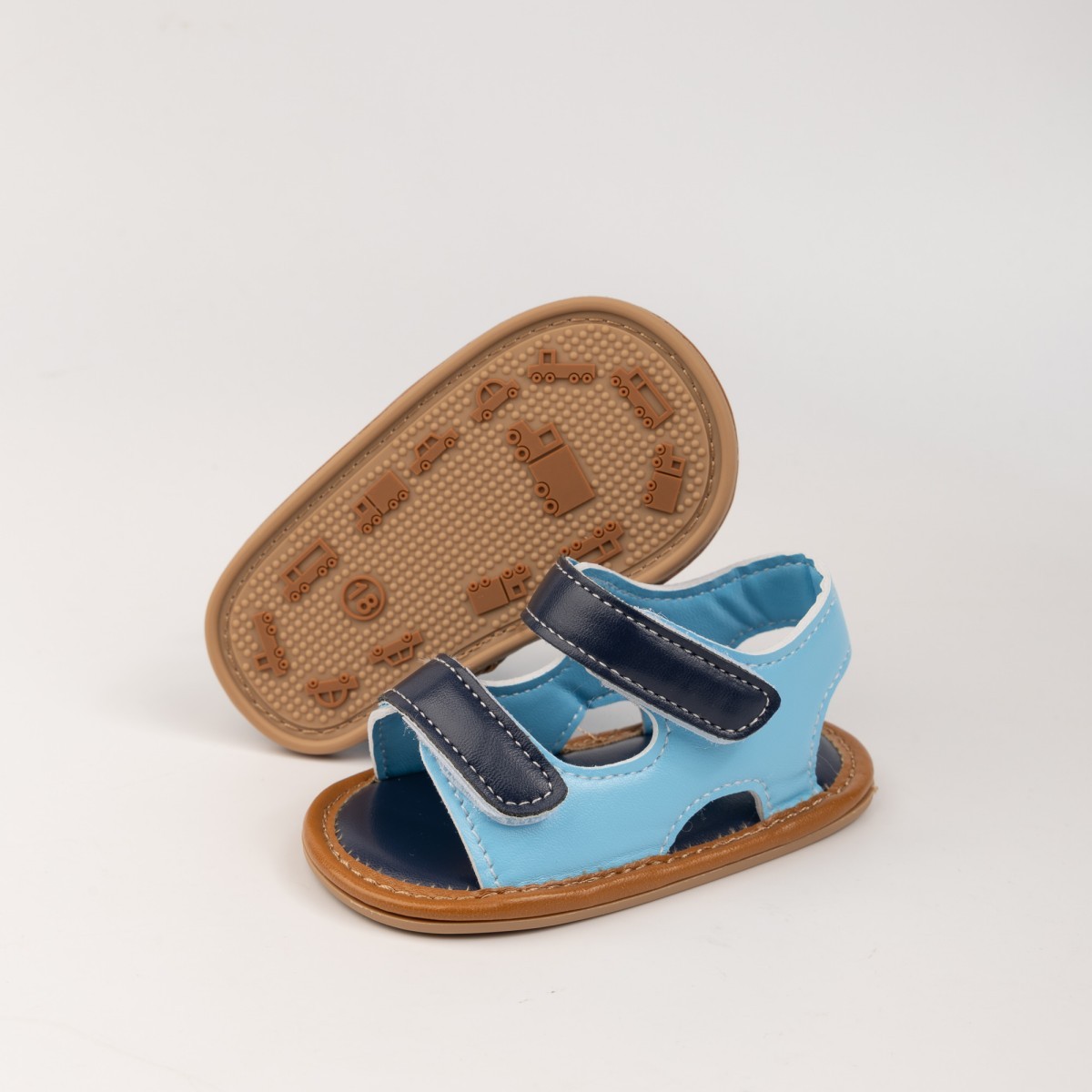 CG5252 Baby Sandals PUPVC Sole Comfortable Lightweight Breathable Summer Infant Shoes for Boys Girls Toddlers