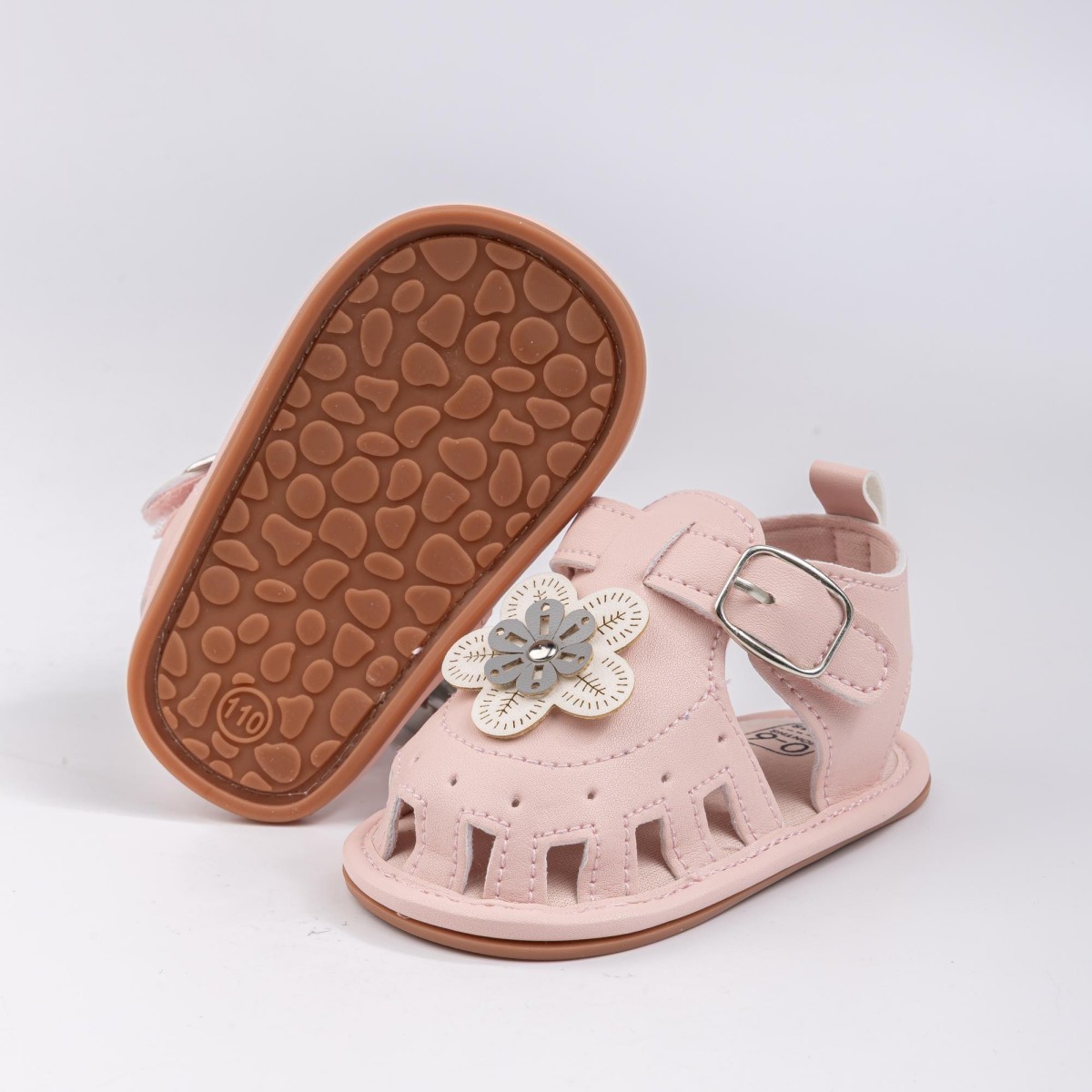 CG5263 Baby Sandals PUPVC Sole Comfortable Lightweight Breathable Summer Infant Shoes for Boys Girls Toddlers