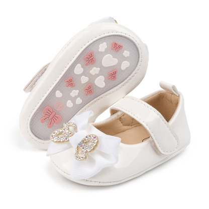 CG5334 Baby Princess Shoes PUPVC Sole Soft Comfortable Non-Slip Cute Design for Toddlers Girls First Walking Shoes