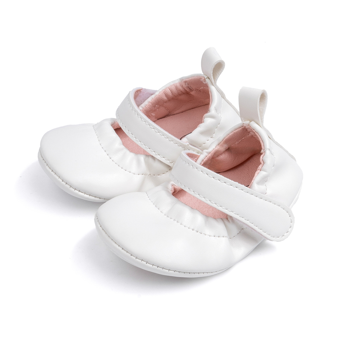 CG5341 Baby Princess Shoes PUPVC Sole Comfortable Soft Non-Slip Cute Design for Toddlers Girls First Walking Shoes