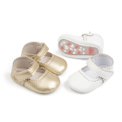 CG5352 Baby Princess Shoes PUPVC Sole Cute Comfortable Soft Non-Slip Infant Toddler First Walkers