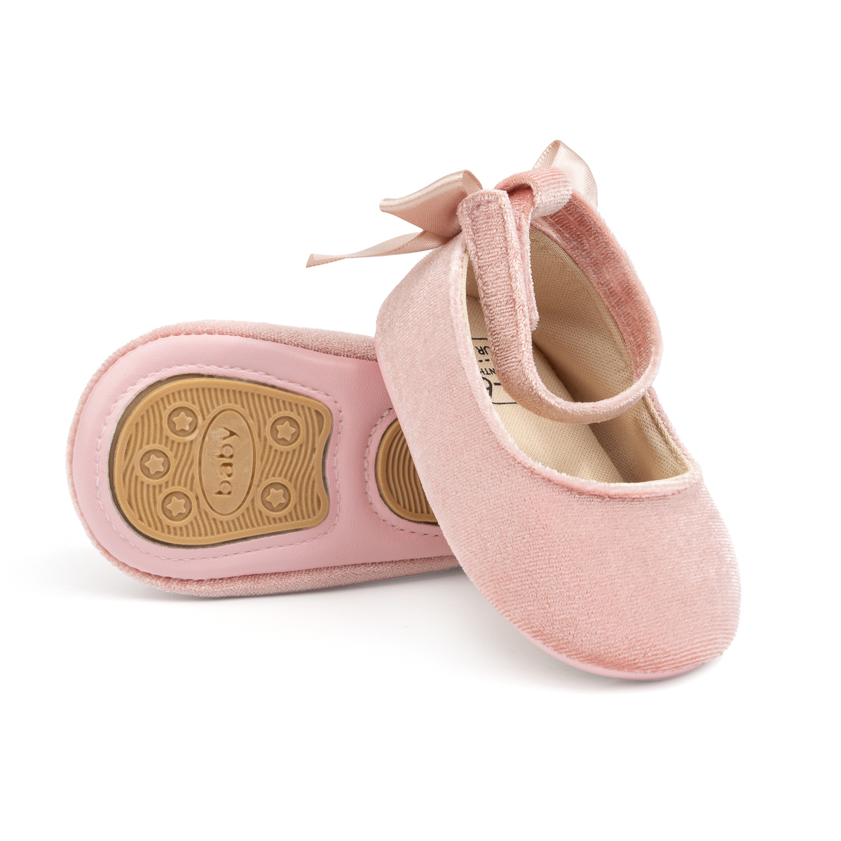CG5357 Baby Princess Shoes for Girls Soft Sole Non Slip Infant First Walkers Customize-Jie Zu Baby