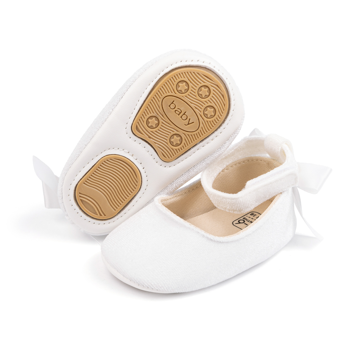 CG5357 Baby Princess Shoes for Girls Soft Sole Non Slip Infant First Walkers Cute Toddler Shoes PUPVC Sole