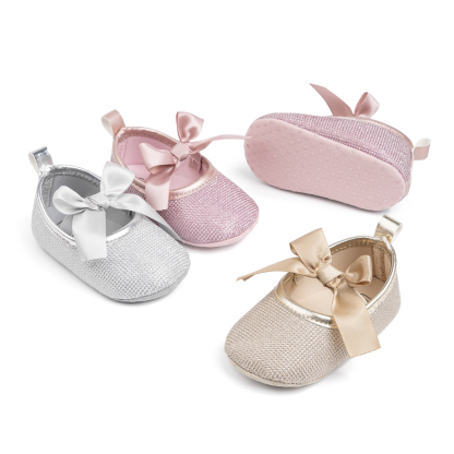 CG5365 Factory Customize Baby Princess Shoes for Girls Soft Sole Non Slip Infant Toddler-Jie Zu Baby