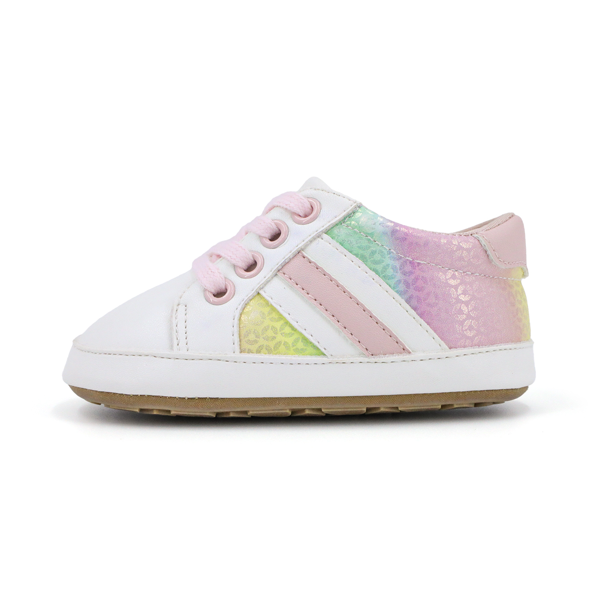 CG6111 Baby Casual Shoes for Infants Soft Sole Non Slip Lightweight Comfortable Breathable First Walkers Cute Design PUPVC Sole