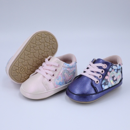 CG6112 Baby Casual Shoes for Infants Soft Sole Lightweight Comfortable Breathable Non Slip Flexible Walking First Shoes for Toddlers Boys Girls