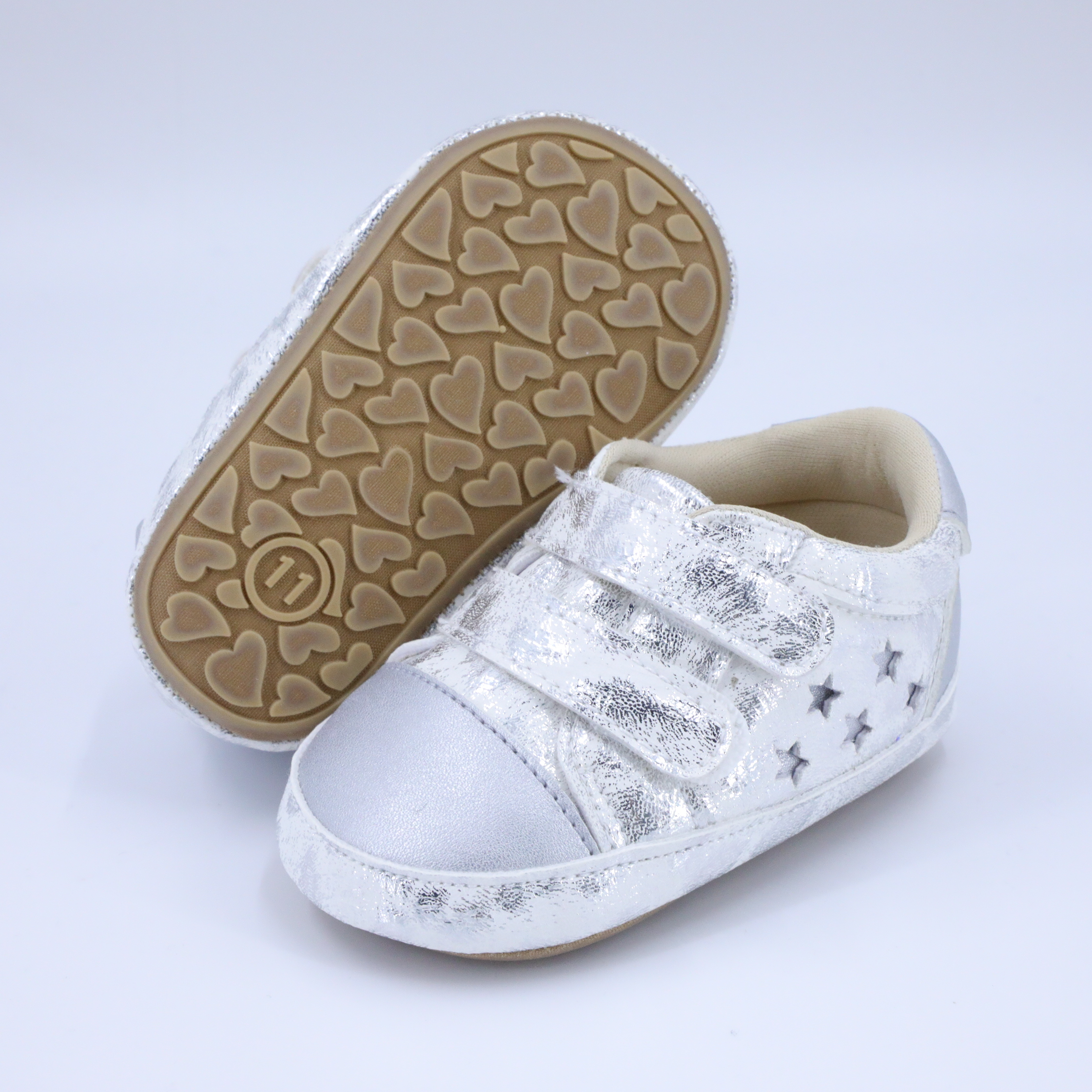 CG6132 Baby Casual Shoes for Infants Soft Comfortable Lightweight Non Slip Sole Toddler First Walkers Cute Design Breathable Fabric