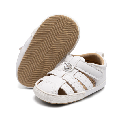 CG6223 Infant Sandals PUPVC Sole Baby Summer Shoes Breathable Soft Sole Non Slip