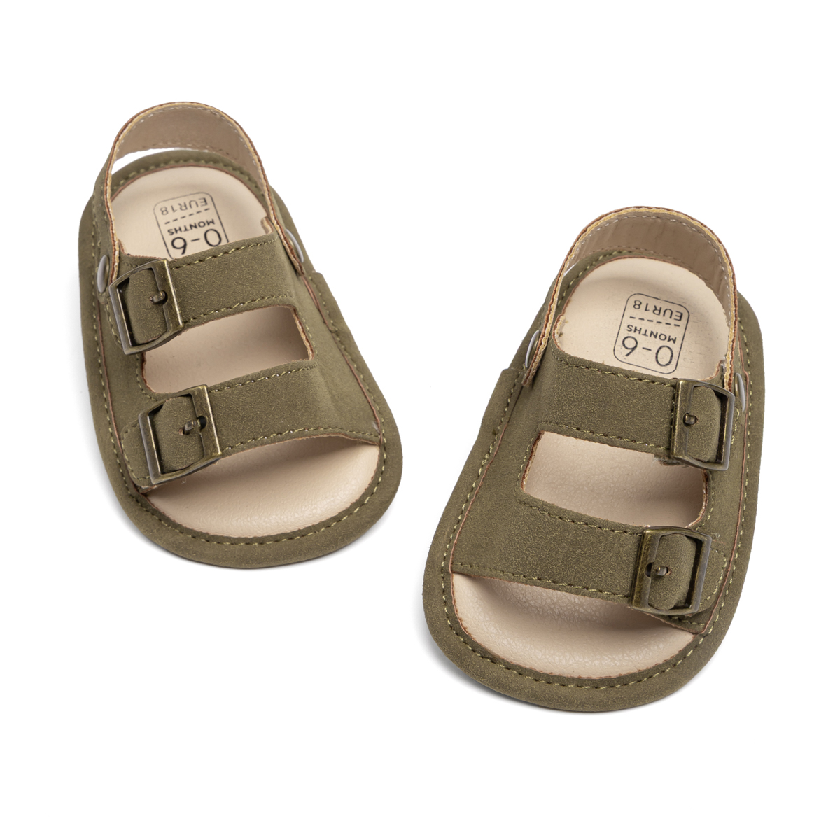 HsdsBebe Baby Girl Sandals Infant Summer Soft Sole Shoe Anti-Slip Crib Shoes 0-18 Months