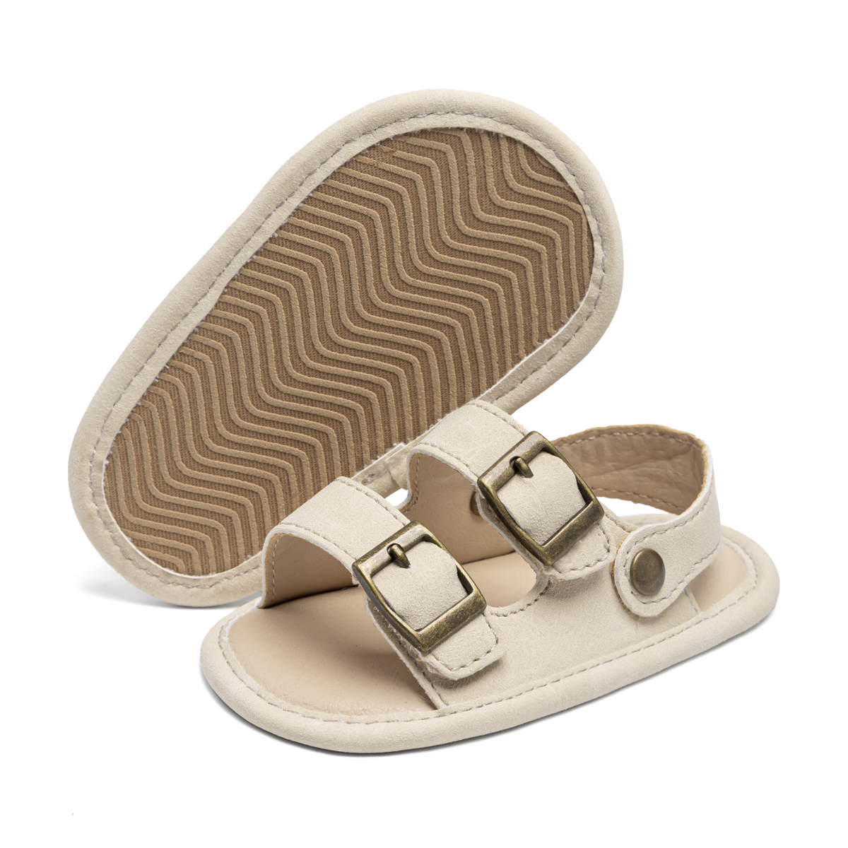 CG6229 Baby Sandals PUPVC Sole Lightweight Breathable Summer Infant Footwear