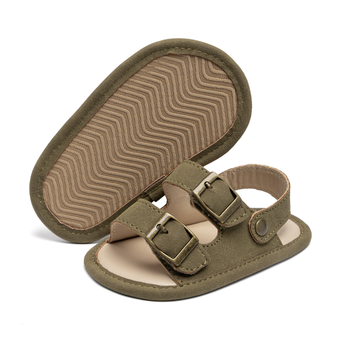 CG6229 Baby Sandals PUPVC Sole Lightweight Breathable Summer Infant Footwear