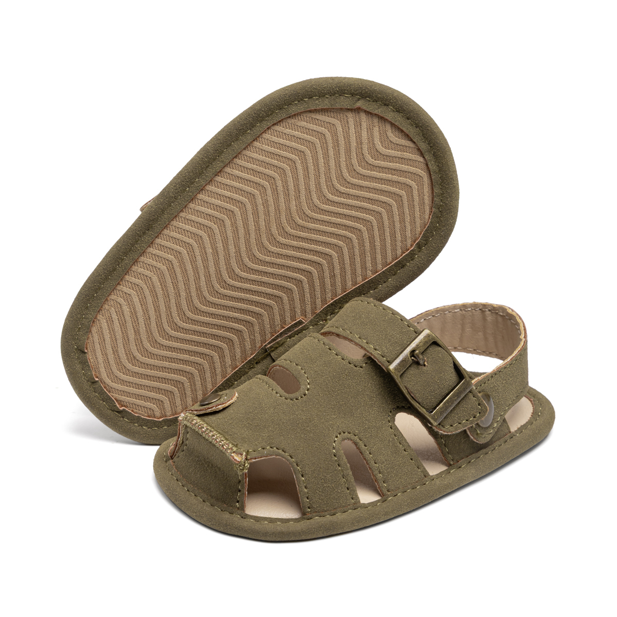 CG6230 Baby Sandals PUPVC Sole Infant Summer Shoes Breathable Soft Comfortable Lightweight