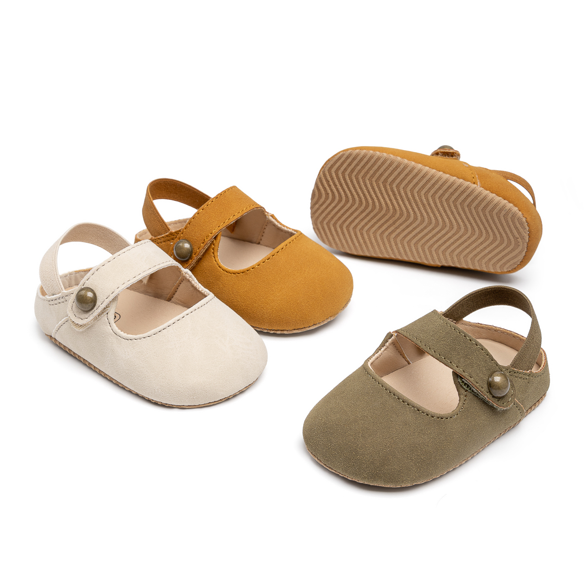CG6232 Baby Sandals PUPVC Sole Non Slip Lightweight Breathable Summer Infant Footwear