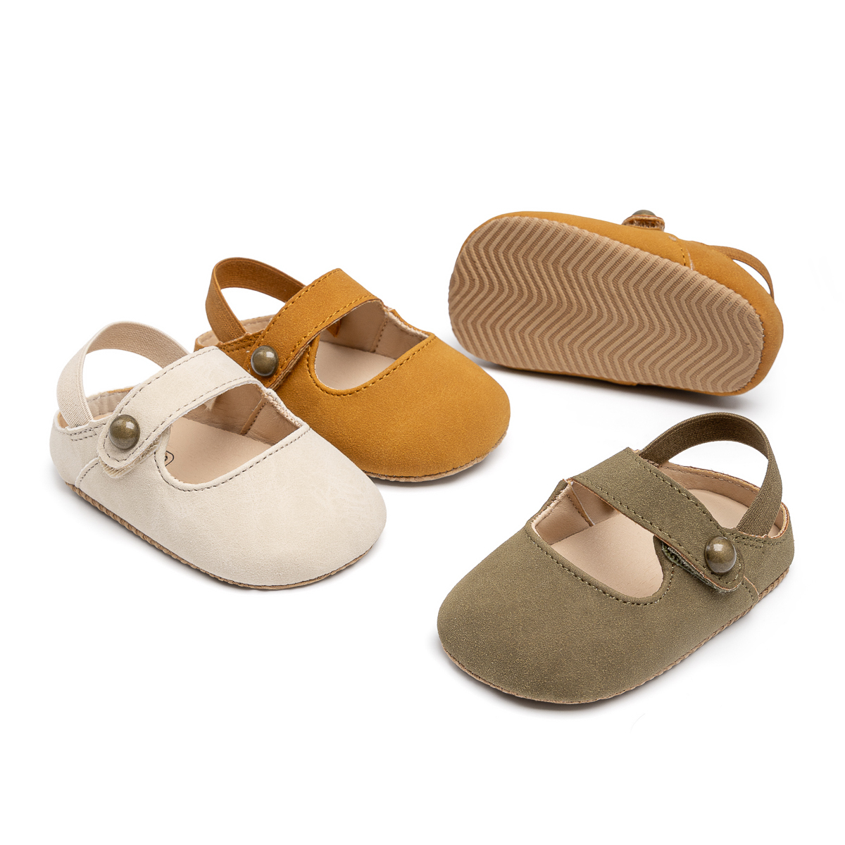 CG6232 Baby Sandals PUPVC Sole Non Slip Lightweight Breathable Summer Infant Footwear