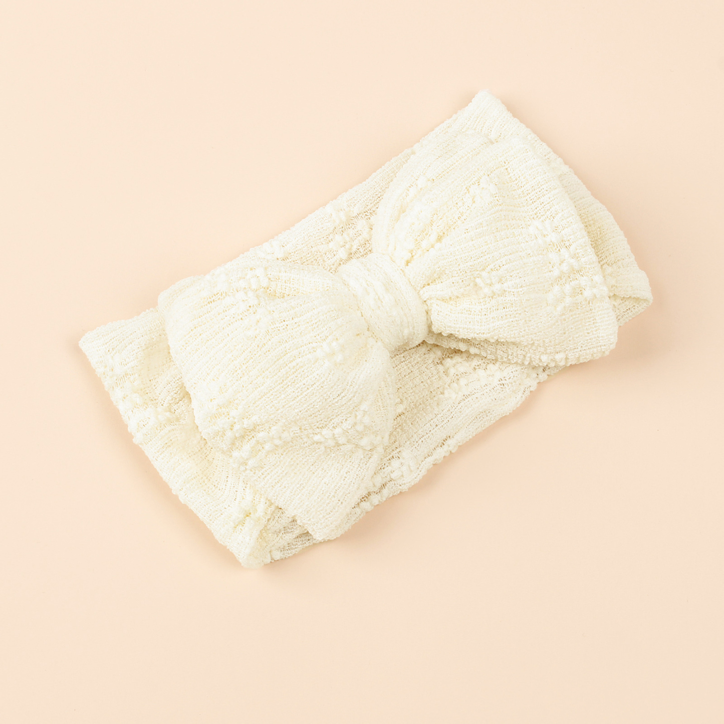 FHML-2288 Single Color Tulle Bow Hairband Wholesale