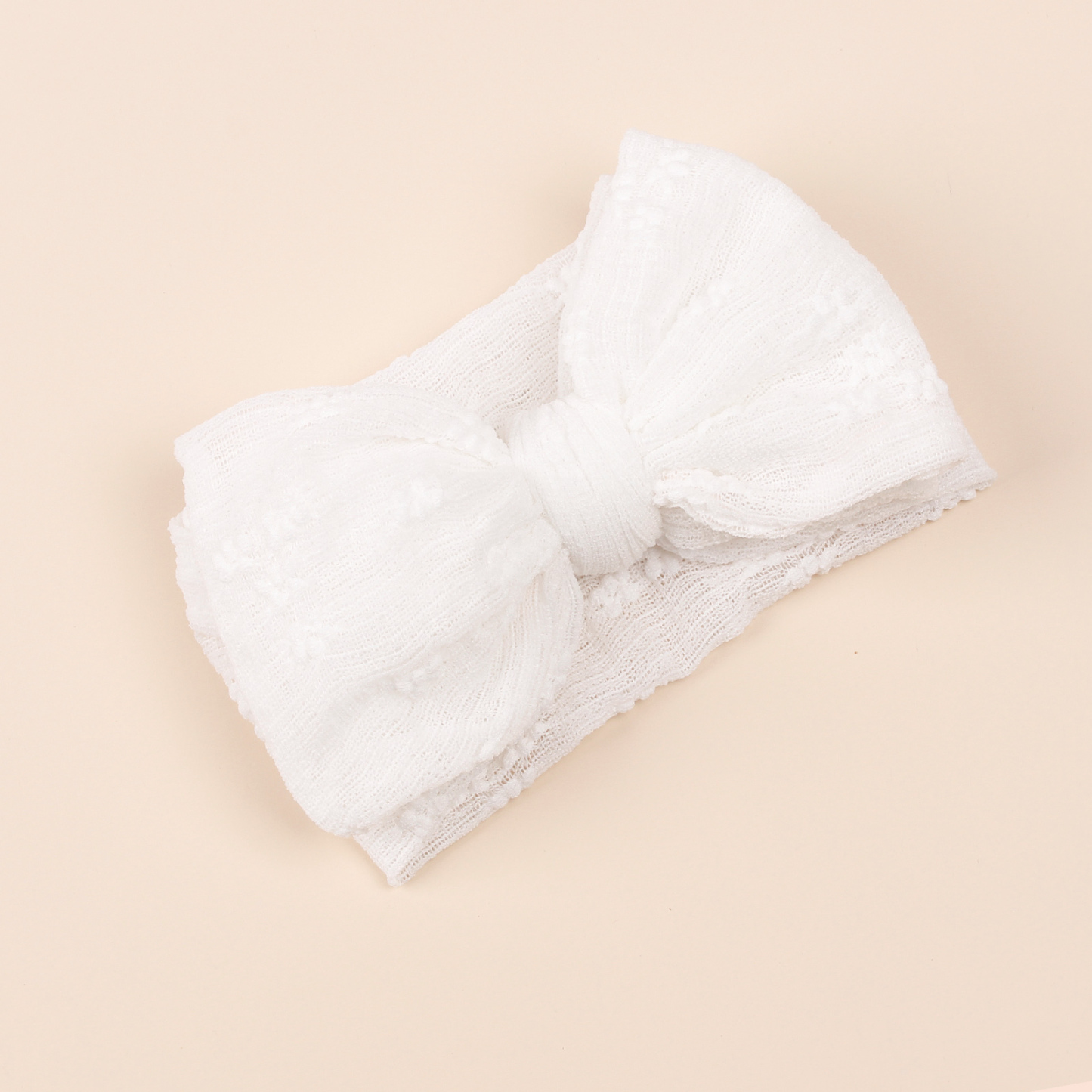 FHML-2288 Single Color Tulle Bow Hairband Wholesale