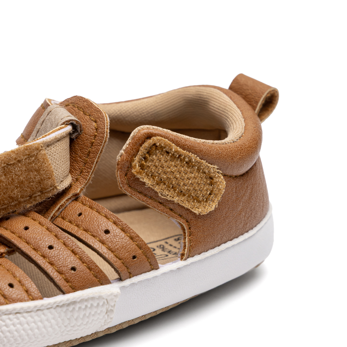 CG6223-2 Baby Sandals PUPVC Sole Infant Summer Shoes Breathable Soft Comfortable Toddler Footwear