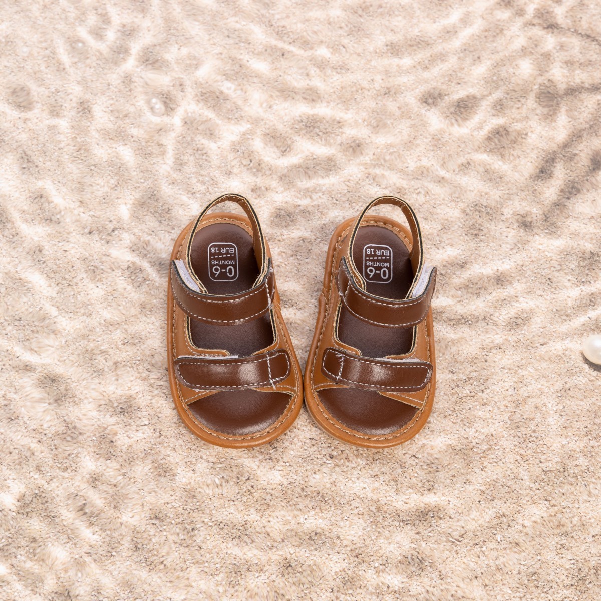 CG5252 Baby Sandals PUPVC Sole Comfortable Lightweight Breathable Summer Infant Shoes for Boys Girls Toddlers