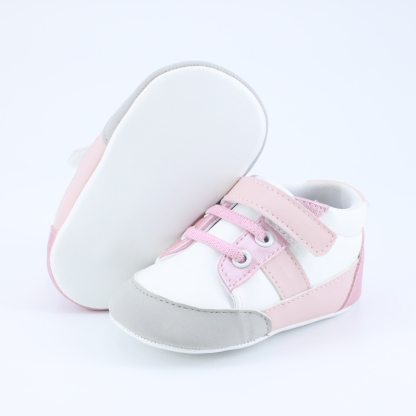 KC0028 Baby Casual Shoes PU Comfortable Lightweight Soft Sole Non-Slip Infant Footwear for Boys Girls Toddlers First Walkers