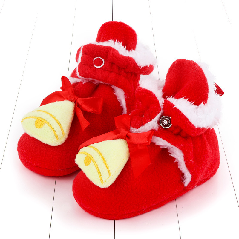 Winter Christmas Cute Infant Booties Wholesale