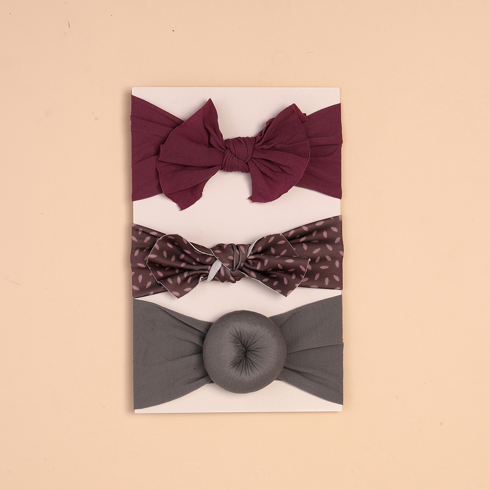 NSFB-8419 Wholesale Loose Stretch Bow Hairband