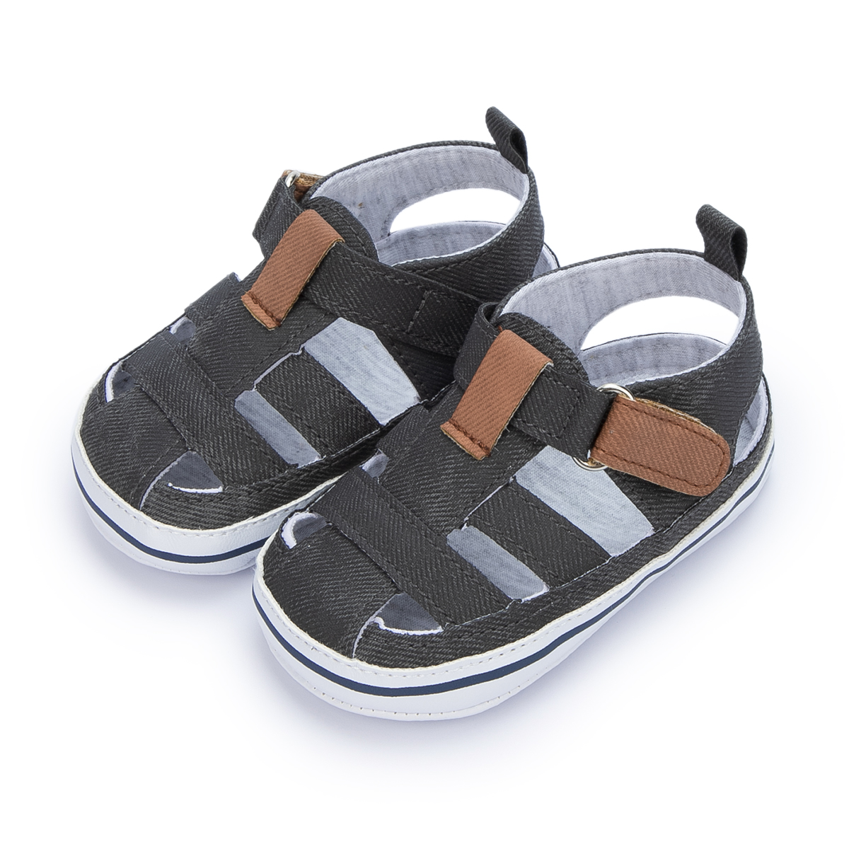 HsdsBebe Baby Boys Shoes Infant Summer Sandals Closed Toe Shoe for Newborn 0-18 Months