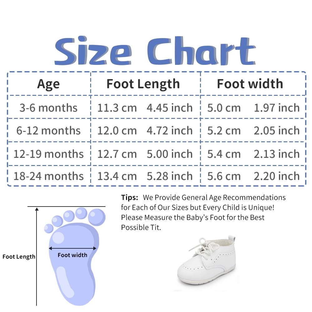HsdsBebe Baby Boys Girls Shoes Infant Oxford Dress Shoe Loafers Brogue Flats for First Steps Walkers 0-24M