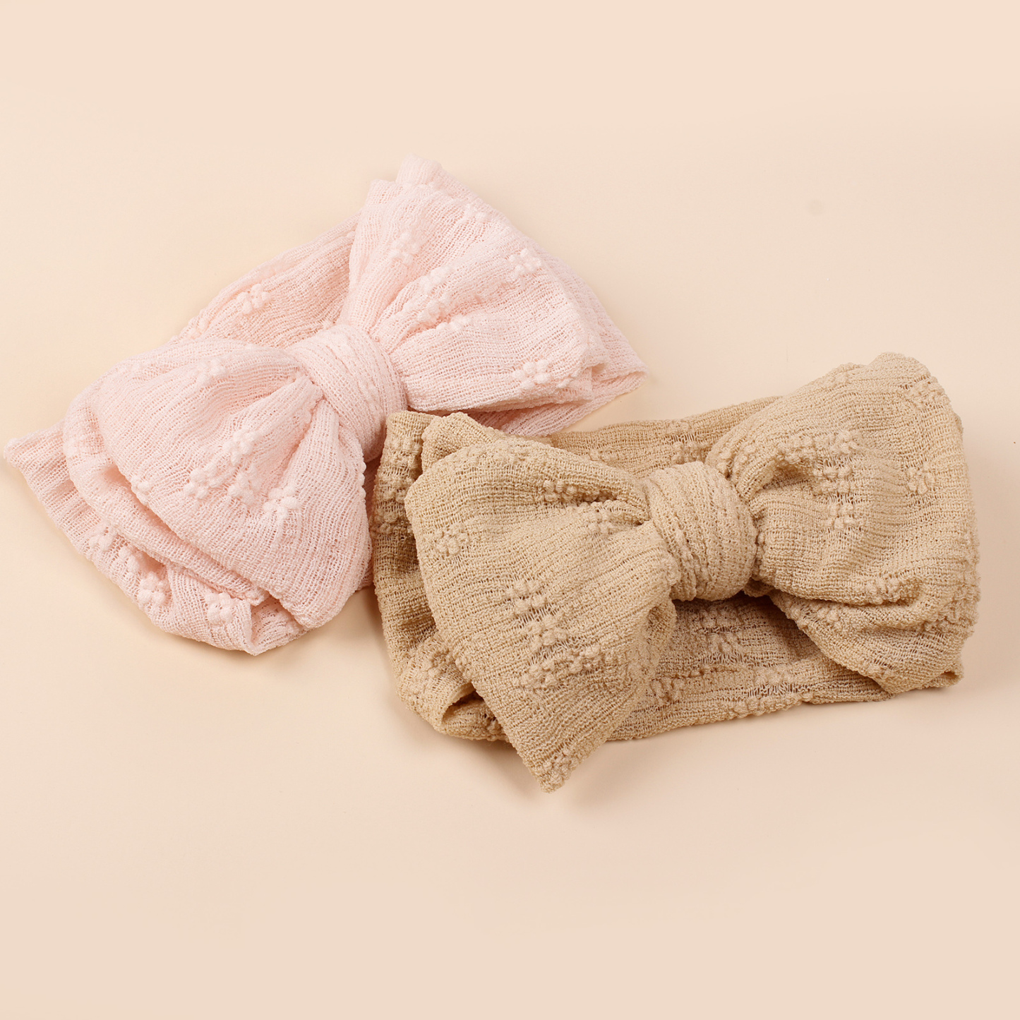 FHML-2288 Single Color Tulle Bow Hairband Wholesale