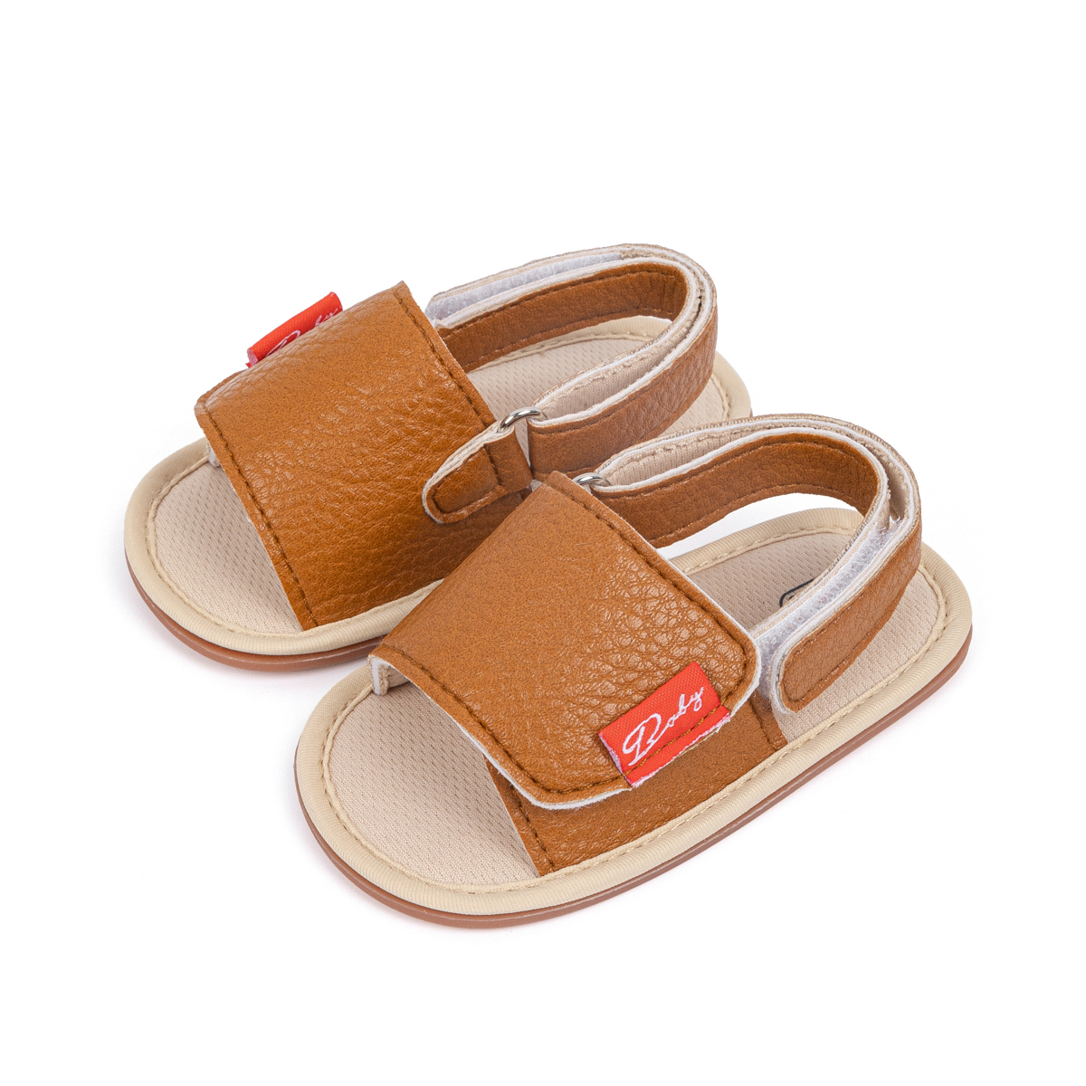 Big Velcro Easy To Wear Baby Sandals Wholesale-JZ Baby