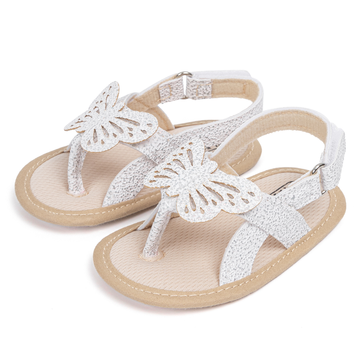 PT5210 Non-Slip Bow-Knot Sequin Newborn Sandals Slippers Wholeasale