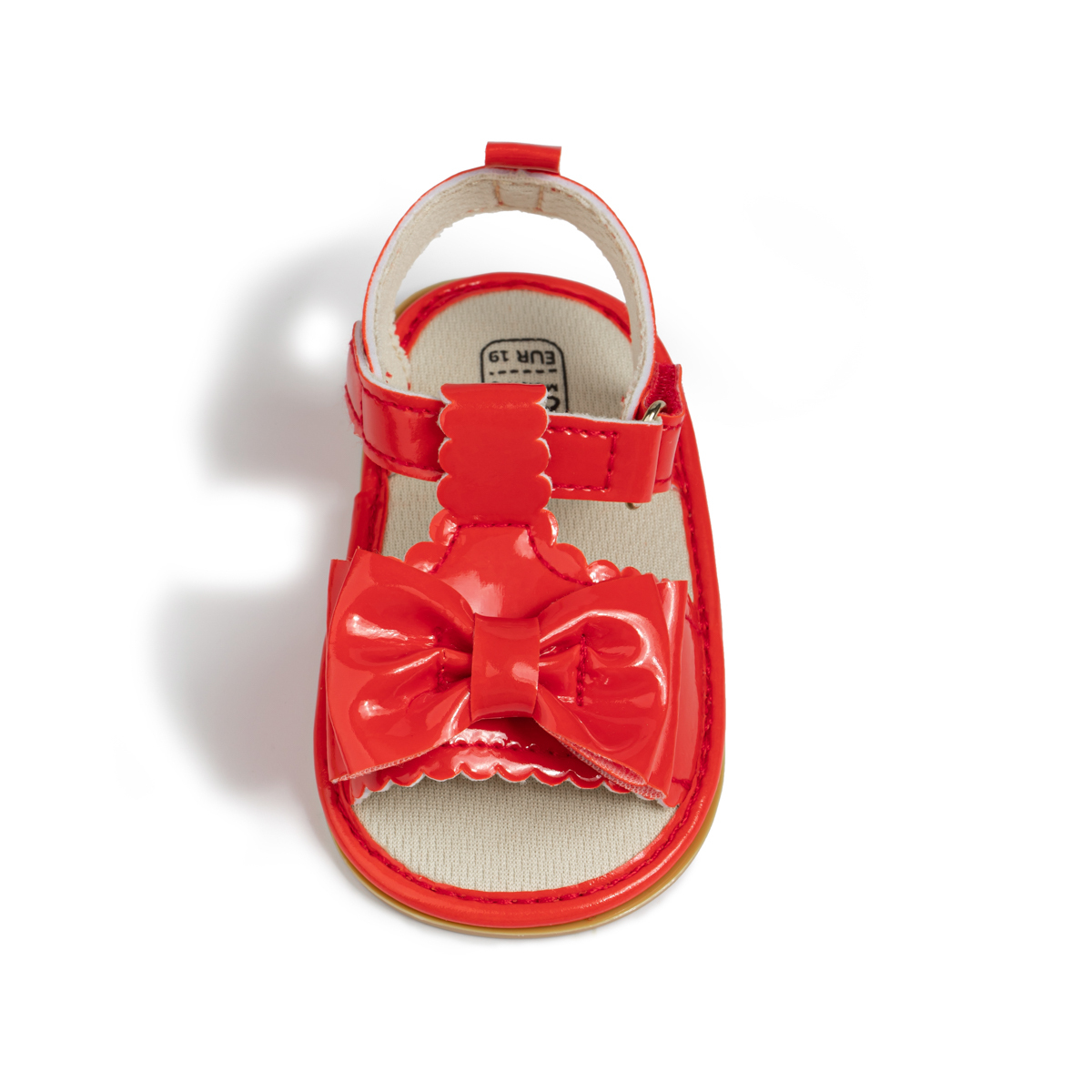 Bow-knot PU Lining & Rubber Sole Baby Sandals Wholesale-JZ Baby