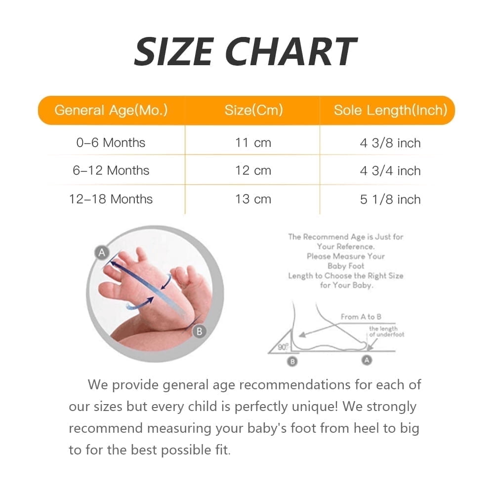 Meckior Baby Girls Shoes Infant Mary Jane Dress Bowknot Princess Crib Flats for Newborn First Walkers 3-18 Months