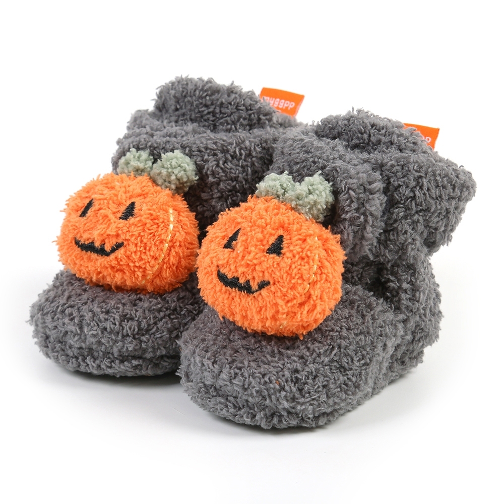 BQM2043 Pumpkin Baby Booties For Halloween Wholesale