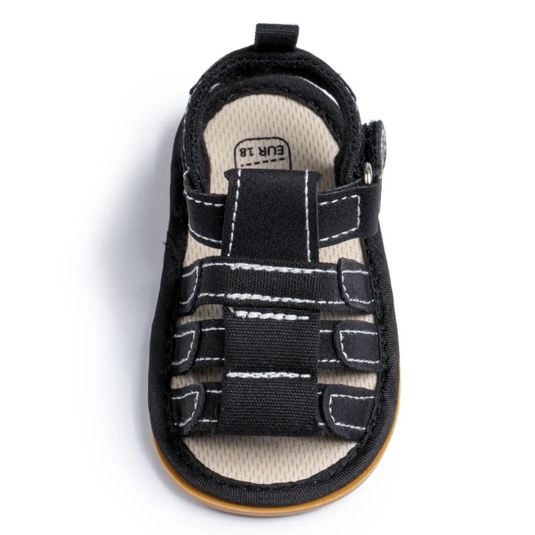 Wholesale Infant Summer Canvas Baby Boy Sandals Wholesale-JZ Baby
