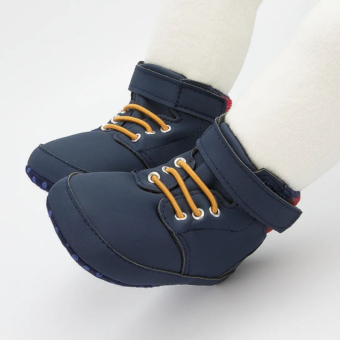 OEM | Blue Toddler Boy Winter Ankle Infant Baby Boots-JZ Baby