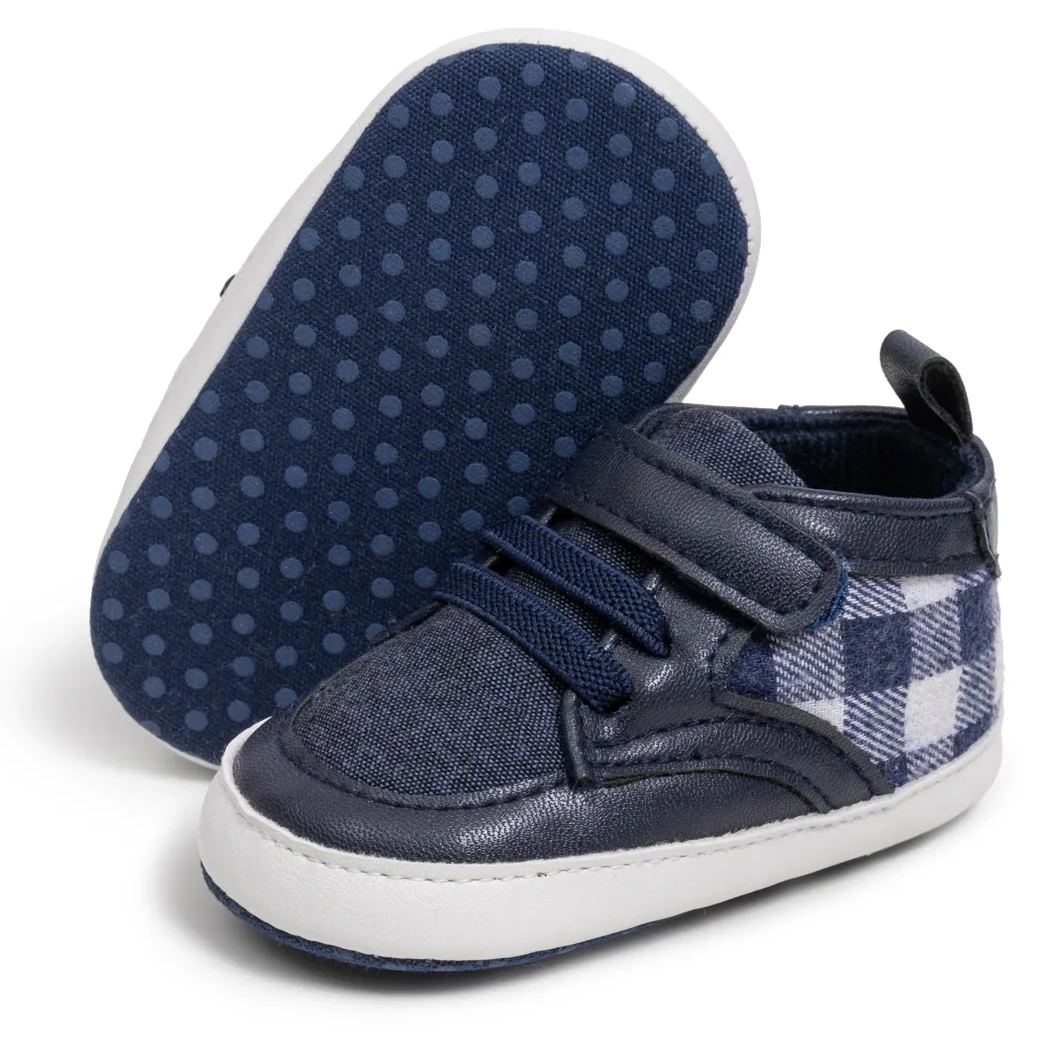 Hook & Loop Cotton Sole Baby Walking Shoes Wholesale-JZ Baby