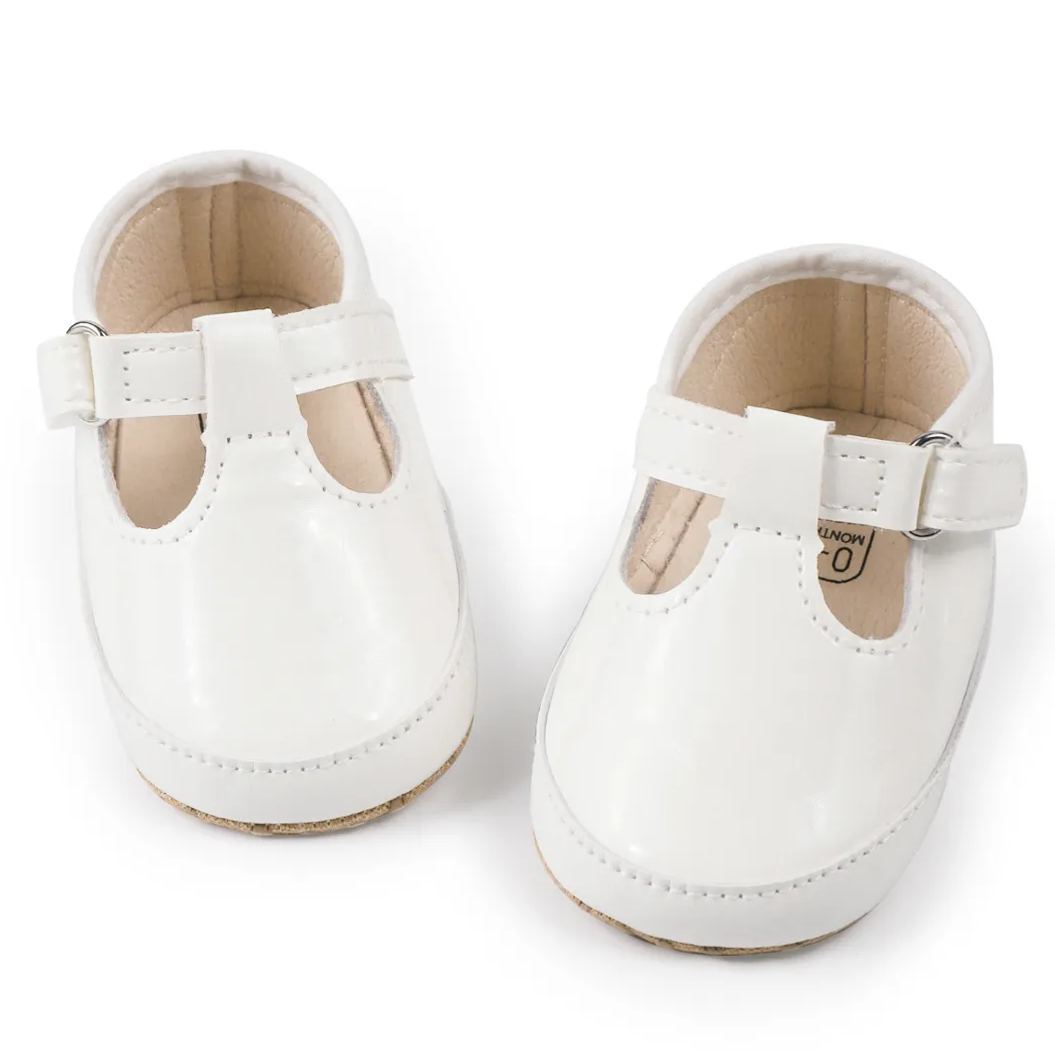 Lightweight Durable PU Toddler Girls Shoes Wholesale-JZ Baby