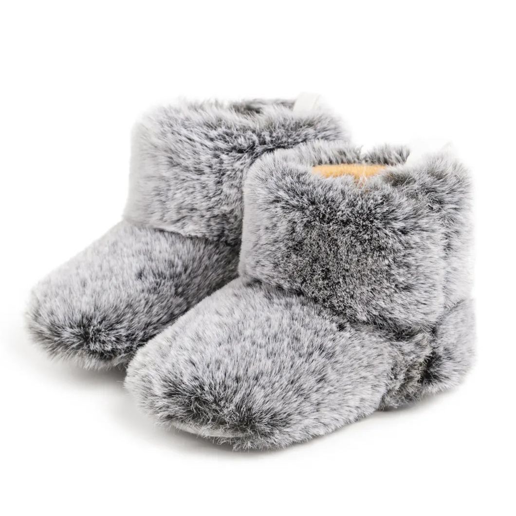 Fluffy Winter Warm Indoor Baby Toddler Boots Wholesale-JZ Baby