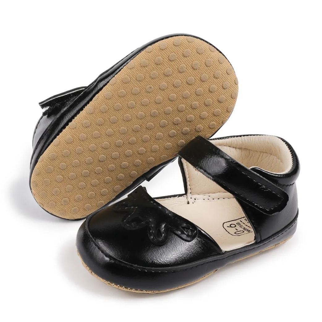 Lightweight Durable PU Toddler Girls Shoes Wholesale-JZ Baby