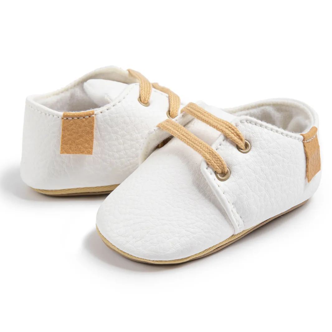 Environment Protect Material PU Leather Infant Shoes Wholesale-JZ Baby