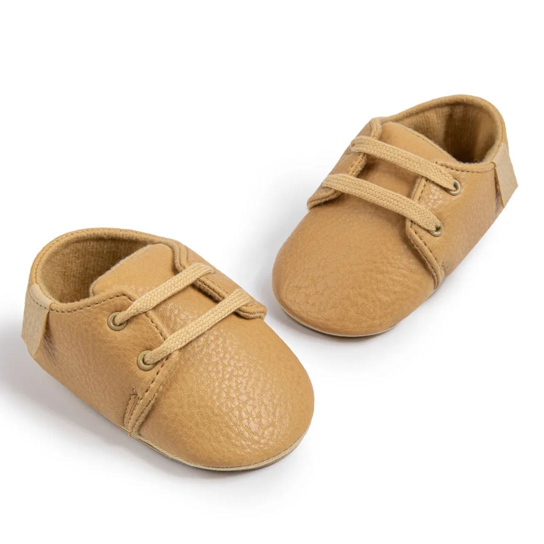 Environment Protect Material PU Leather Infant Shoes Wholesale-JZ Baby