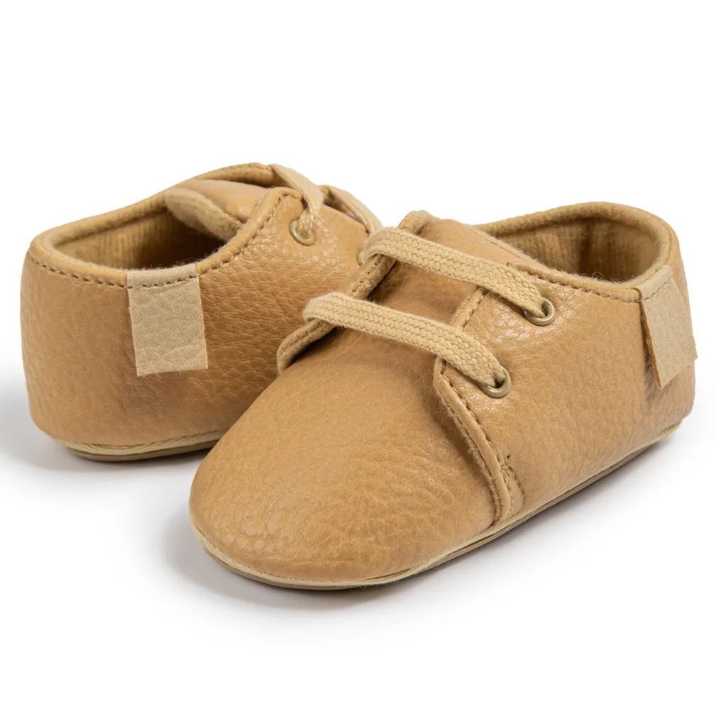 Environment Protect Material PU Leather Infant Shoes Wholesale-JZ Baby