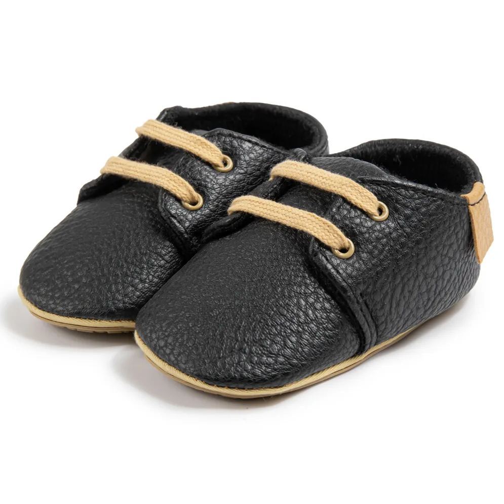 Environment Protect Material PU Leather Infant Shoes Wholesale-JZ Baby