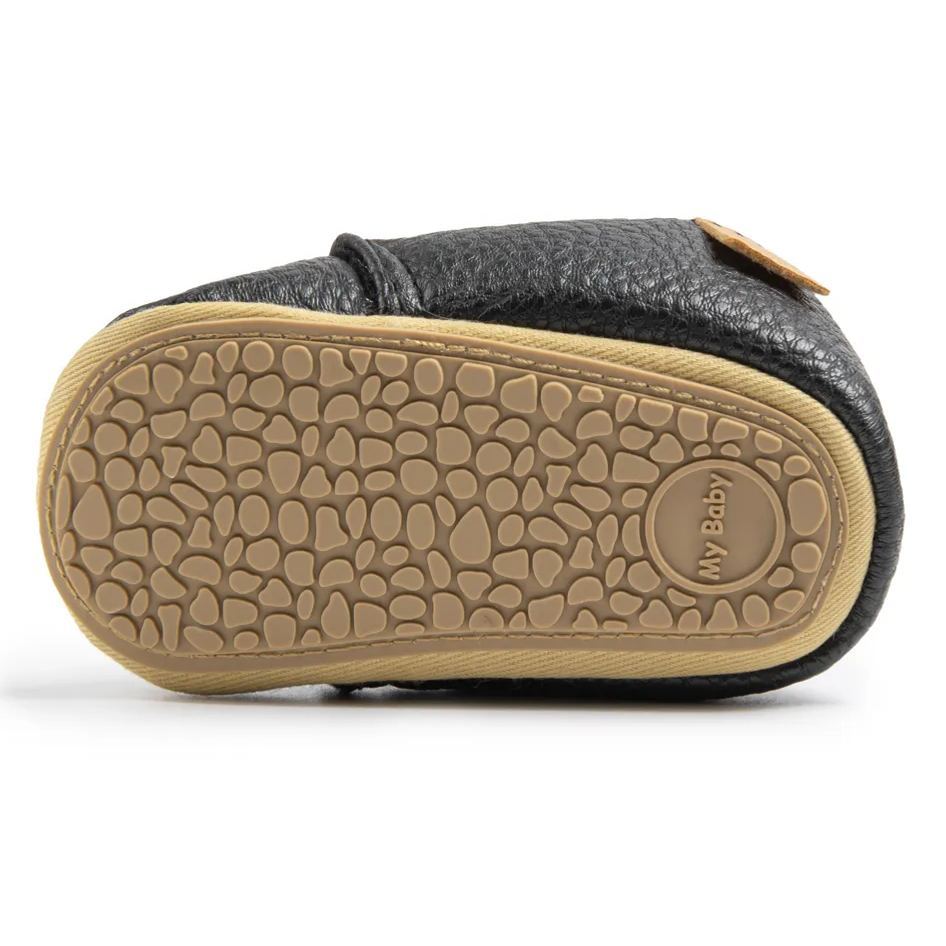 Environment Protect Material PU Leather Infant Shoes Wholesale-JZ Baby