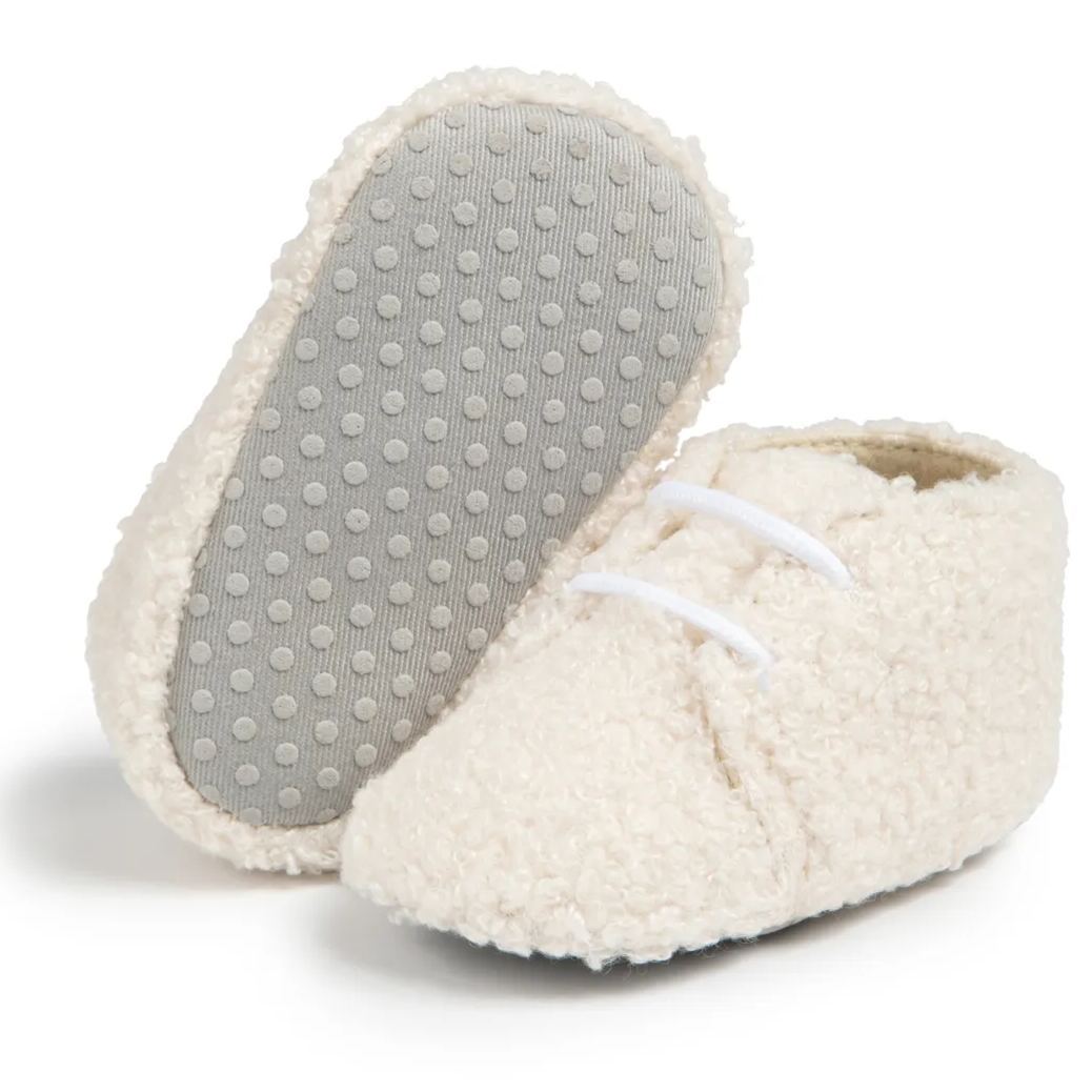 Fleece No-Strap Anti-Slip Baby Walking Shoes Wholesale-JZ Baby