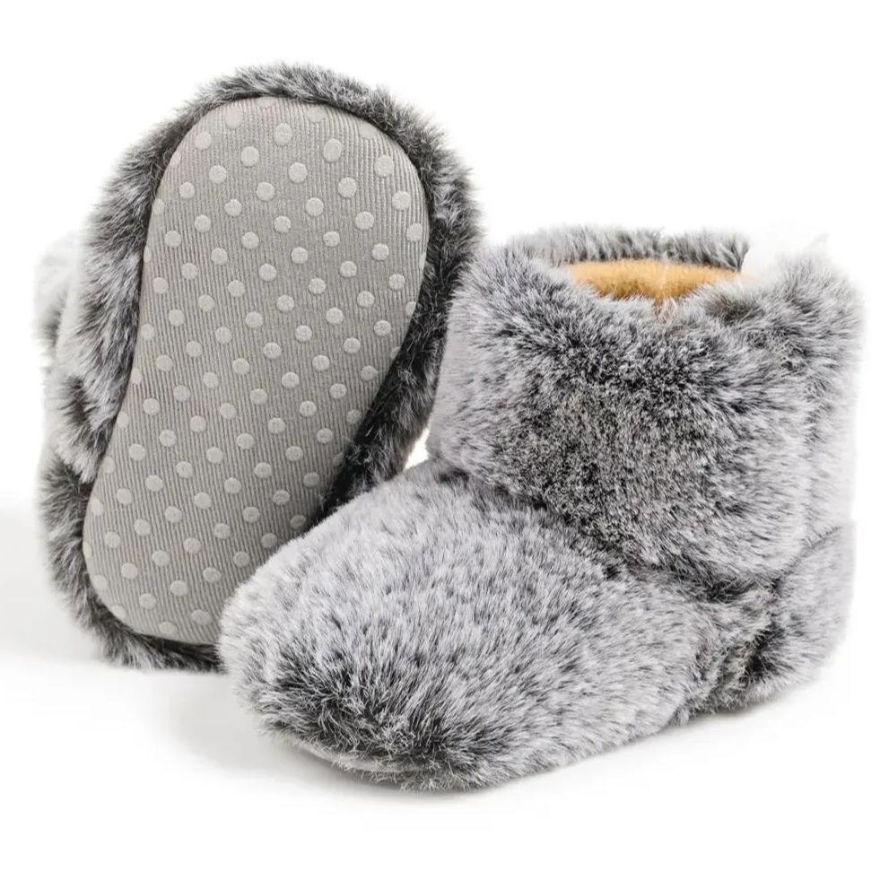 Fluffy Winter Warm Indoor Baby Toddler Boots Wholesale-JZ Baby