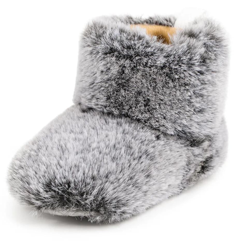 Fluffy Winter Warm Indoor Baby Toddler Boots Wholesale-JZ Baby