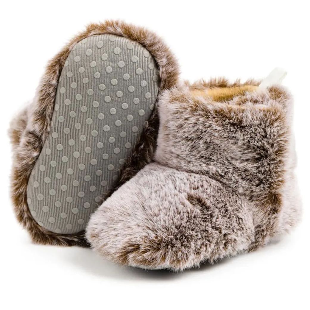 Fluffy Winter Warm Indoor Baby Toddler Boots Wholesale-JZ Baby