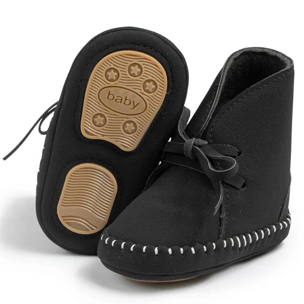 Anti-slip Sole Durable PU Leather Baby Boots Wholesale-JZ Baby