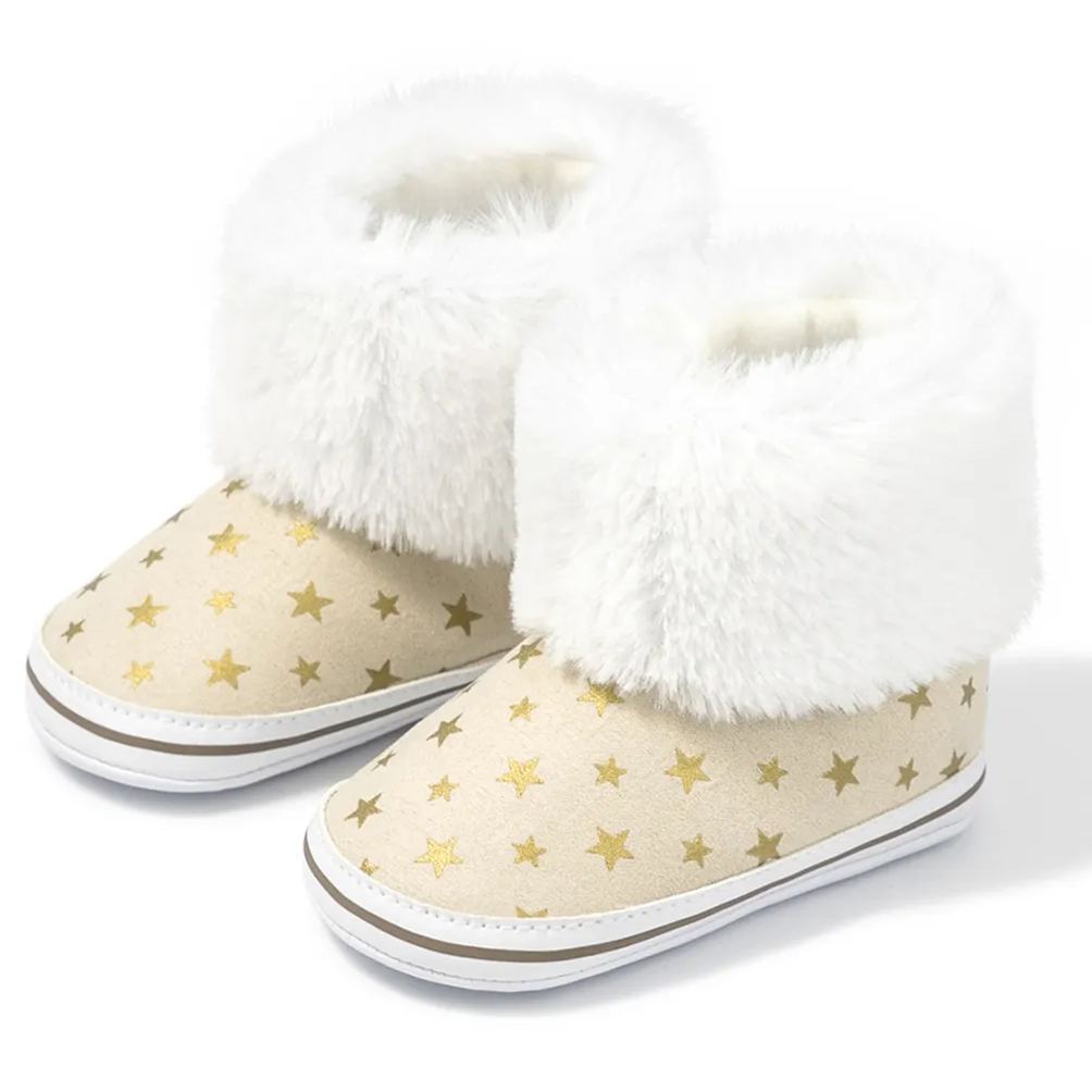 Warm Winter Anti-Slip Sole Indoor Toddler Baby Boots Wholesale-JZ Baby